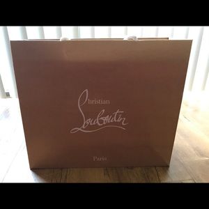 Christian Louboutin gift bag size large